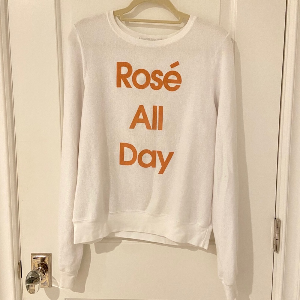 Wildfox ‘Rosé All Day’ Soft Crewneck